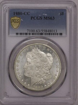 1880 CC Morgan Dollar MS63 PCGS