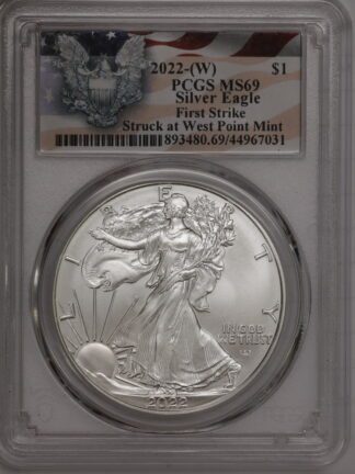 2022-W Silver Eagle PCGS MS69 First Strike