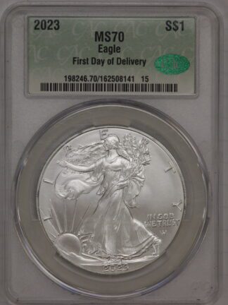 2024 Silver Eagle CAC MS70 First Delivery