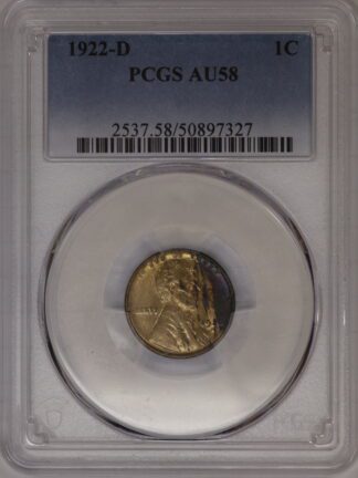 1922-D Lincoln Cent PCGS AU58
