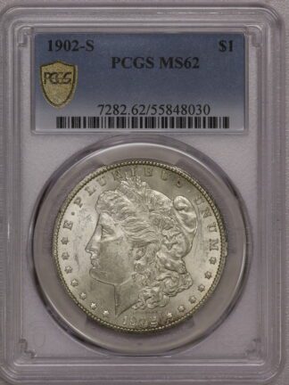 1902 S Morgan Dollar MS62 PCGS