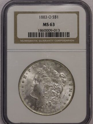 1883-O Morgan Dollar NGC MS63
