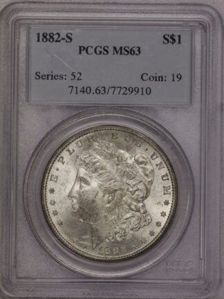 1882-S Morgan Dollar PCGS MS63