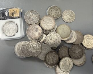 (1) Random Circulated Morgan Dollar At Melt