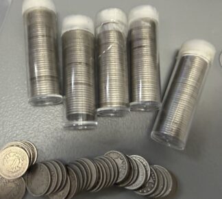 (1) Roll (40 coins) of Mixed Circulated V Nickels