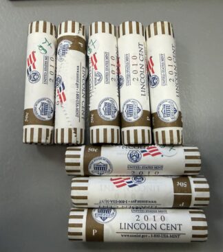 (1) Roll of 2010-P Lincoln Cent Rolls Original Government Wrapping