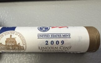 (1) 2009-P Lincoln Cent Presidency Roll Original Government Wrapping