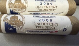 (1) 2009-D Lincoln Cent Presidency Roll Original Government Wrapping