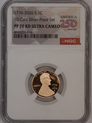 2026 Proof Lincoln Cent NGC PF70 Red Ultra Cameo