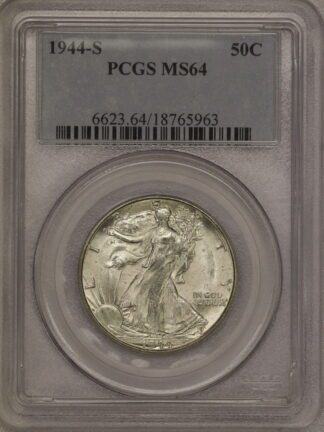 1944-S Walking Liberty Half Dollar PCGS MS64