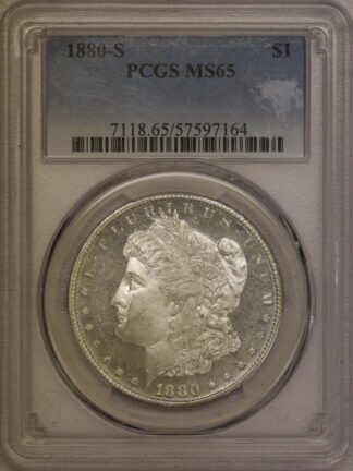 1880-S Morgan Dollar PCGS MS65