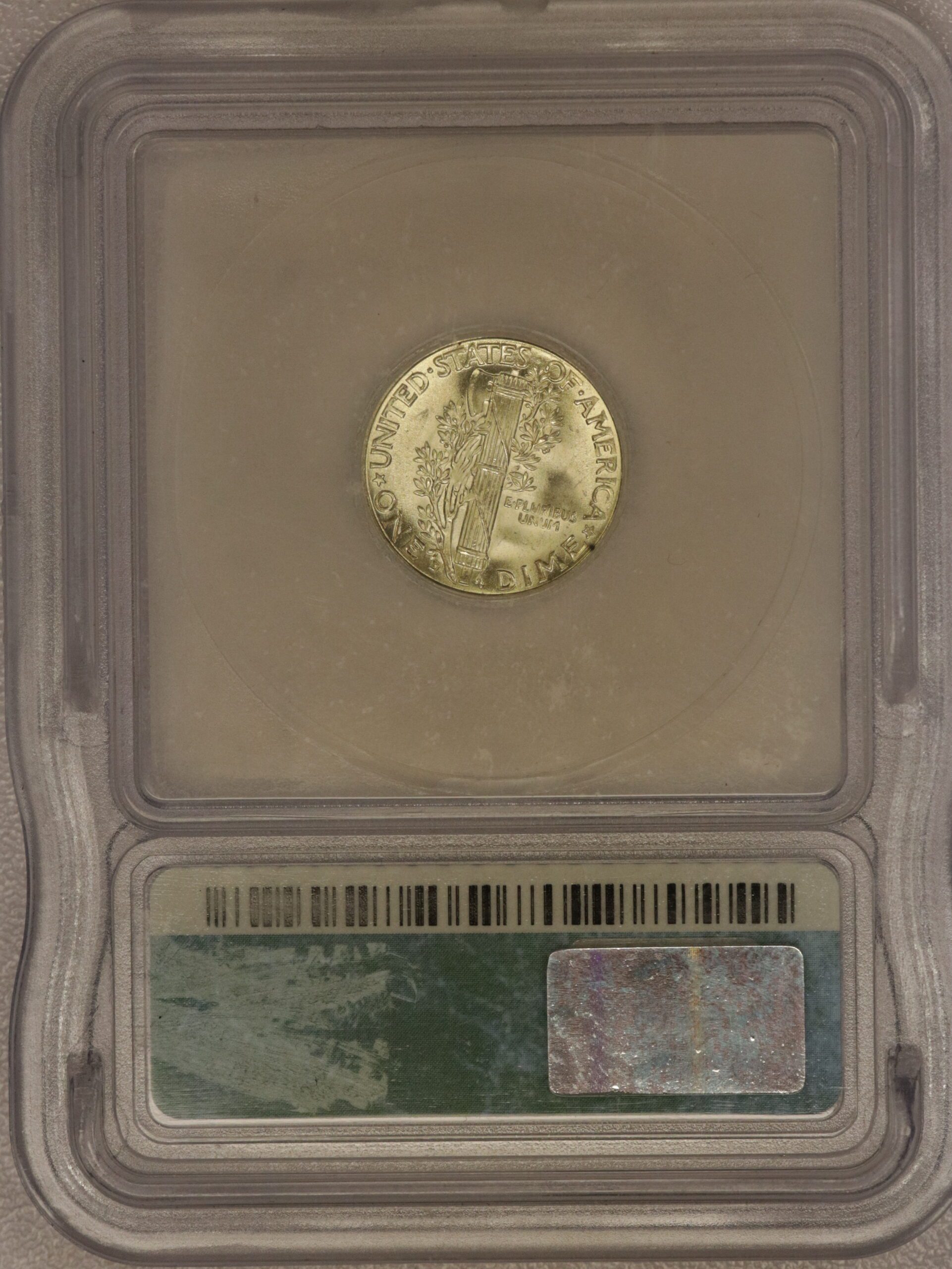 Auction- 1937-D Mercury Dime ICG MS64 FB - Image 2