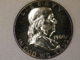 Auction- 1960 Proof Franklin Half Dollar, Toned