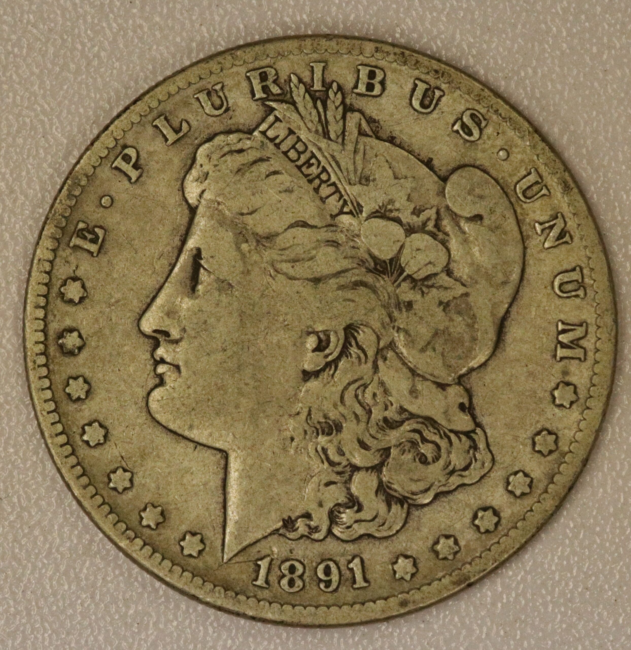Auction- 1891-S Morgan Dollar