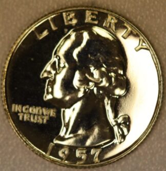 AUCTION-   1957 Proof Washington Quarter