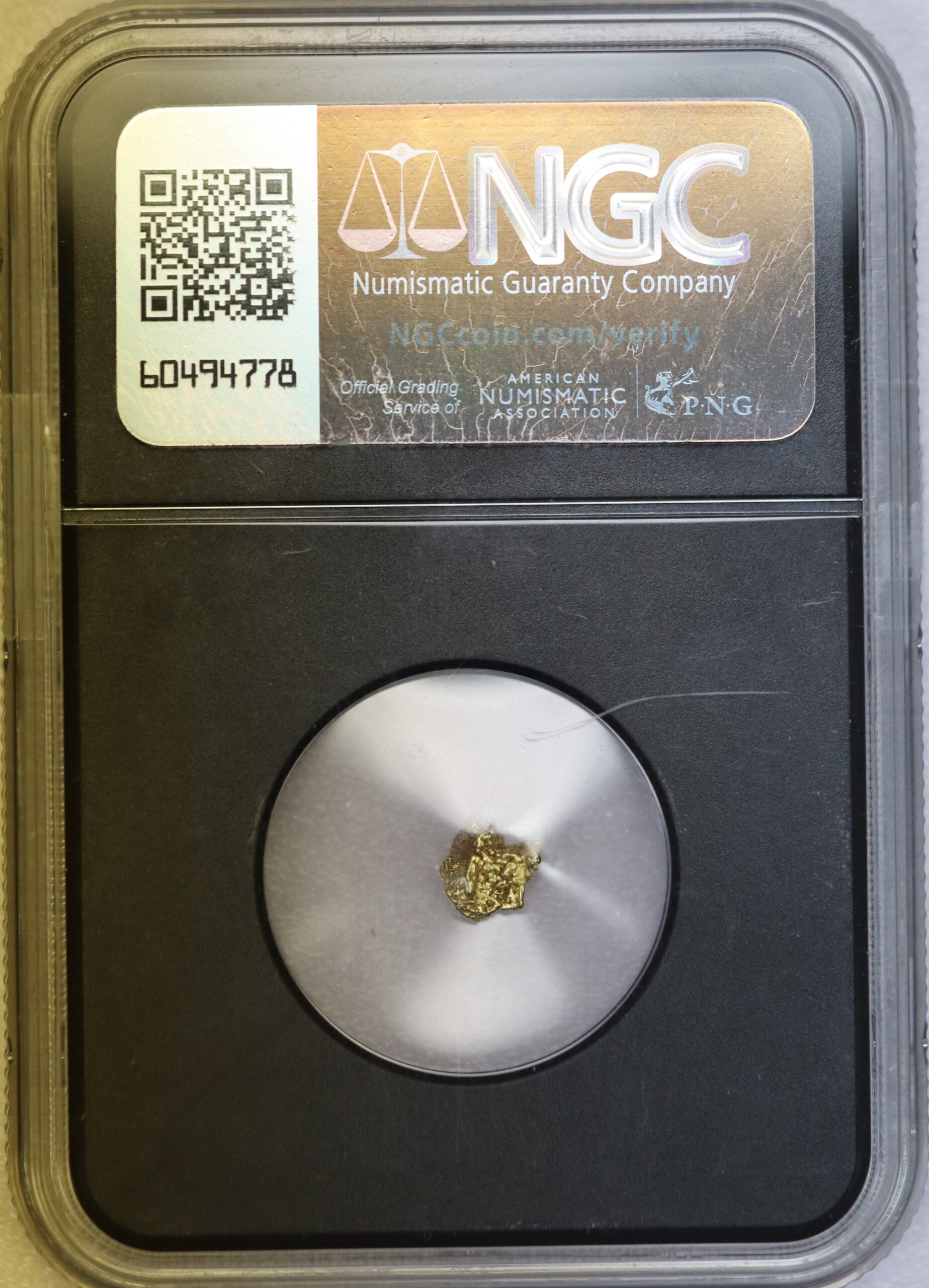 Auction-Mexico Gold Nugget El Alamo Baja 0.55g NGC VaultBox - Image 2