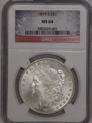 1879-S Morgan Dollar NGC MS64