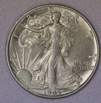 Auction-1943 Walking Liberty Half Dollar