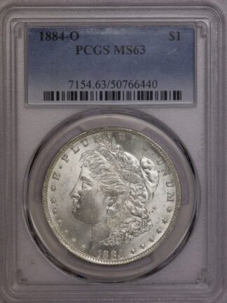 1884-O Morgan Dollar PCGS MS63