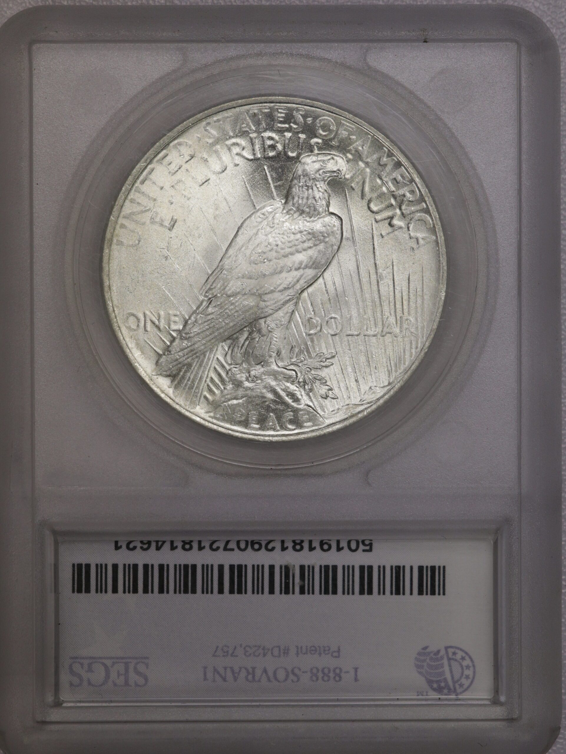 Auction - 1924 Peace Dollar MS65 SEGS - Image 2