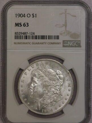 1904-O Morgan Dollar NGC MS63