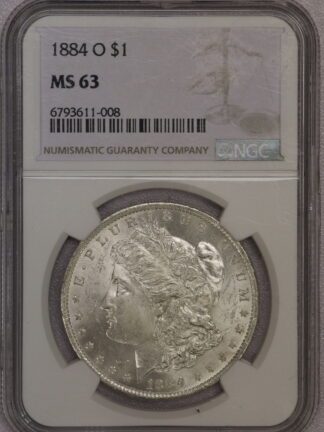 1884-O Morgan Dollar NGC MS63