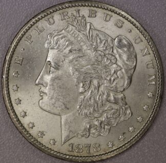 1878 7TF Morgan Dollar MS62