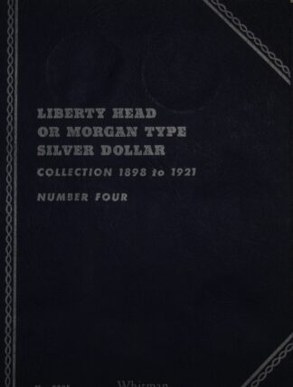 1898-1921 Morgan Dollar Whitman Folder #4 with Nine Coins