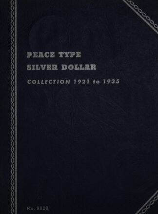 1921-1935 Peace Type Silver Dollar Whitman Folder with 11 Coins