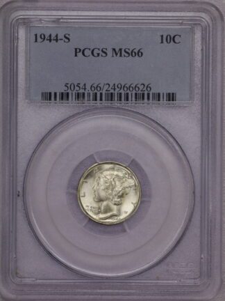 1944-S Mercury Dime PCGS MS66