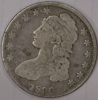 Auction - 1836 Draped Bust Half Dollar