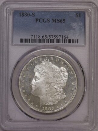 1880-S Morgan Dollar PCGS MS65