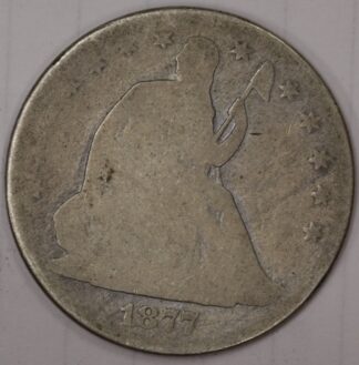 Auction - 1877 Seated Liberty Half Dollar