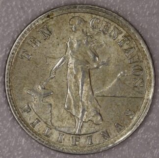 1938-M Philippines 10 Centavos XF