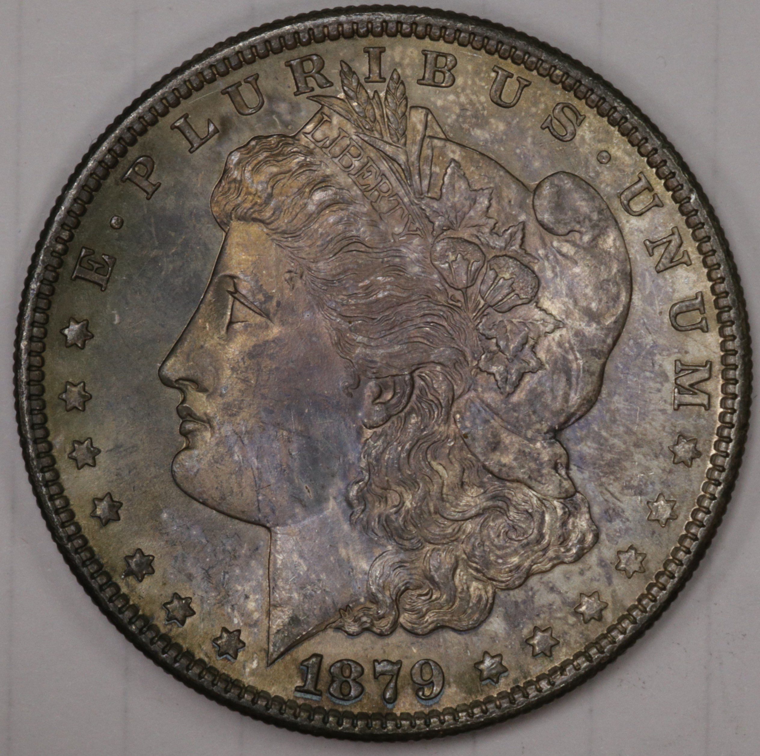 Auction - 1878 S Morgan Dollar UNC Toned - Image 3