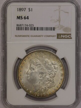 1897 Morgan Dollar NGC MS64