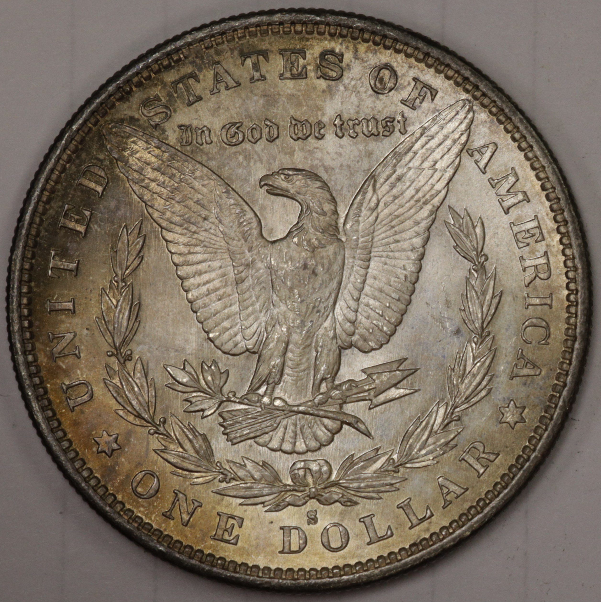 Auction - 1878 S Morgan Dollar UNC Toned - Image 2