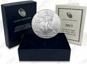 2013 Uncirculated American Silver Eagle (W) OGP