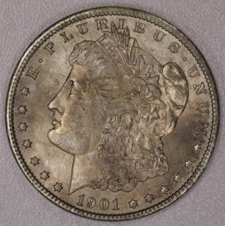 Auction-1901-O Morgan Dollar Toned