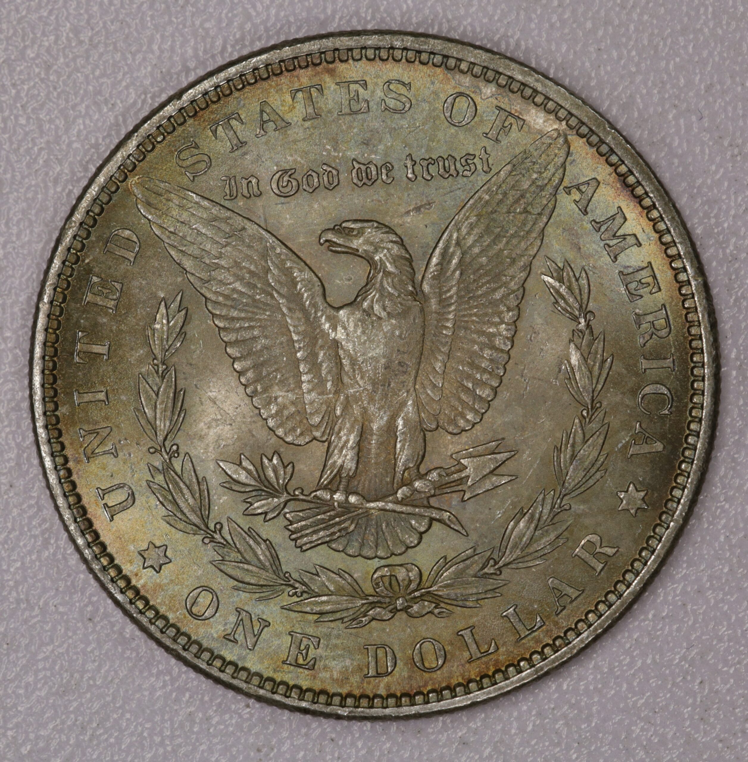 Auction-1883 Morgan Dollar Toned - Image 2