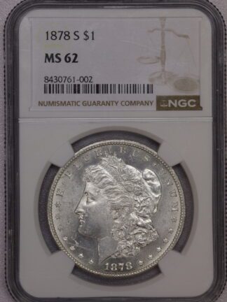 1878-S Morgan Dollar NGC MS62 #8430761-002