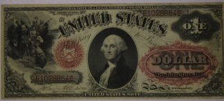 1874 One Dollar Legal Tender United States Note Fr.19 XF