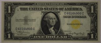 1934-A One Dollar Silver Certificate Yellow Seal NORTH AFRICA Issue UNC #1