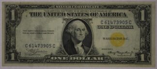 1934-A One Dollar Silver Certificate Yellow Seal NORTH AFRICA Issue UNC #2