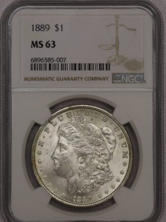1889 Morgan Dollar NGC MS63 #6896586-007