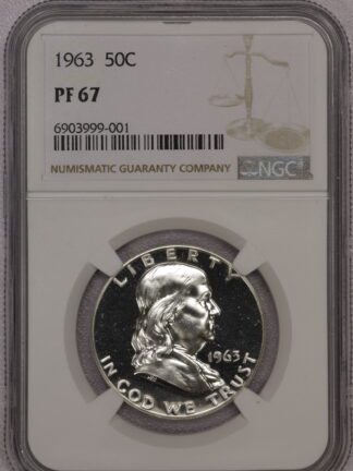 1963 Proof Franklin Half Dollar NGC PF67
