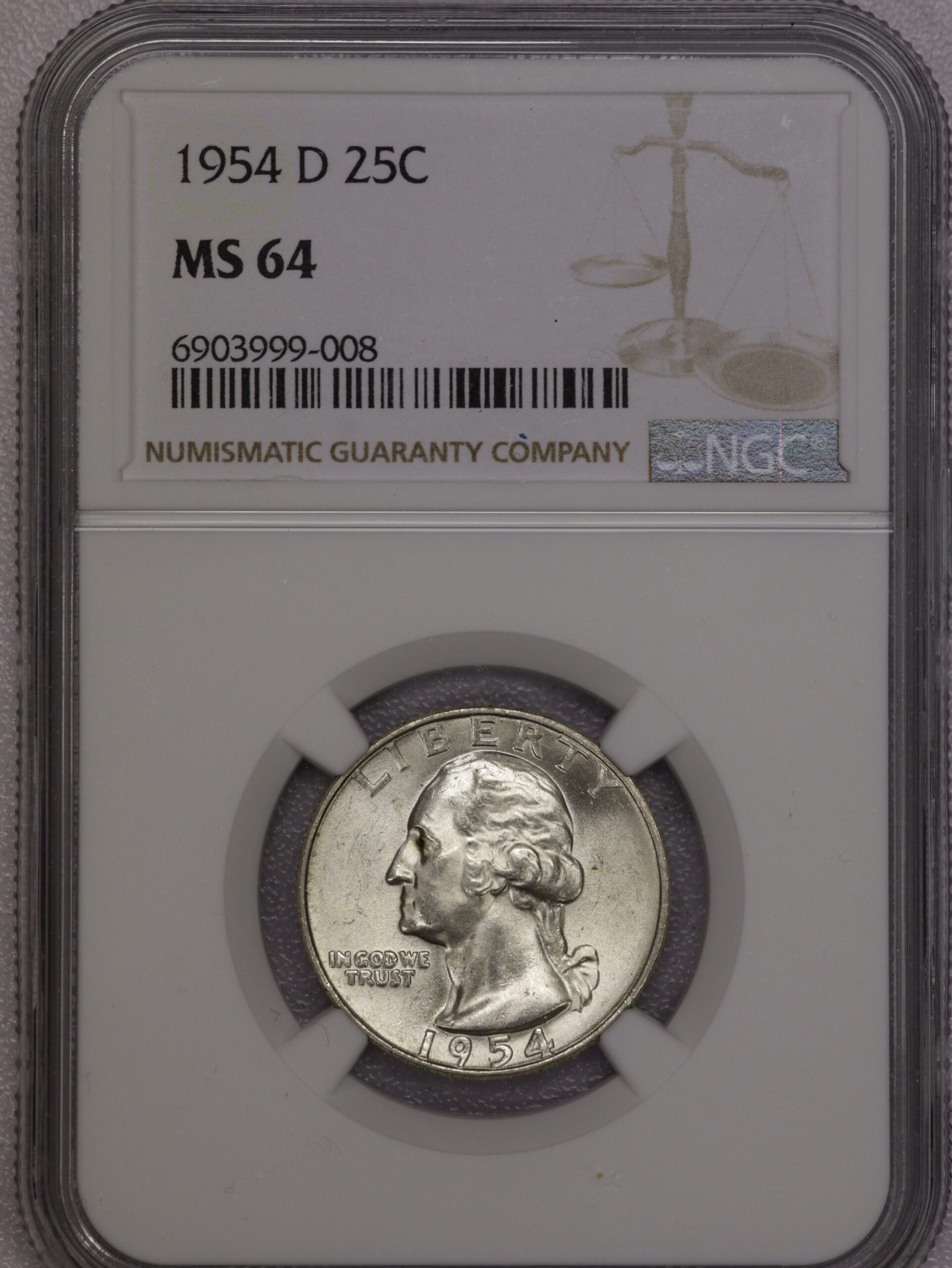 Auction- Group of Uncirculated Silver Washington Quarters: 5 Graded/2 Ungraded (See Description) - Image 2