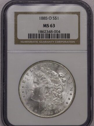 1885-O Morgan Dollar NGC MS63
