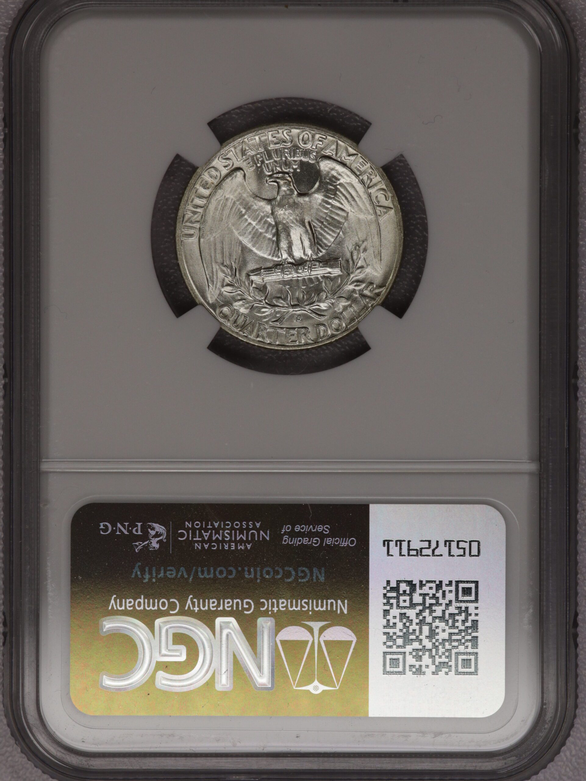 Auction- Group of Uncirculated Silver Washington Quarters: 5 Graded/2 Ungraded (See Description) - Image 5