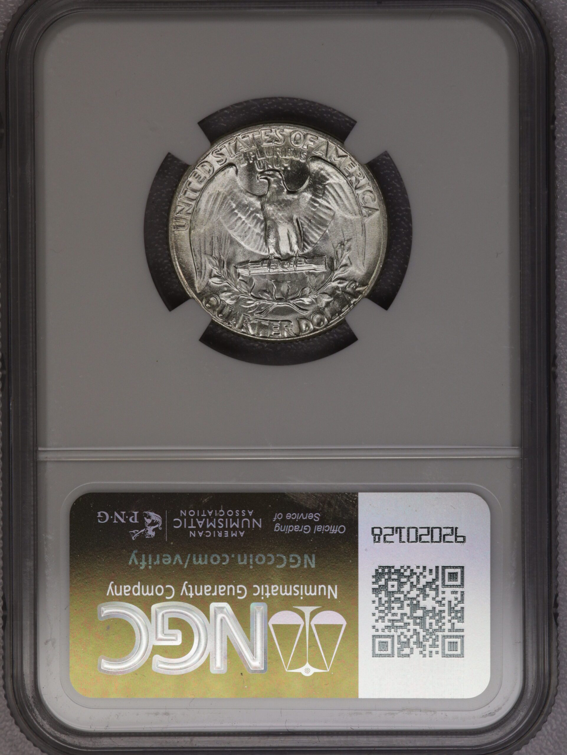 Auction- Group of Uncirculated Silver Washington Quarters: 5 Graded/2 Ungraded (See Description) - Image 7
